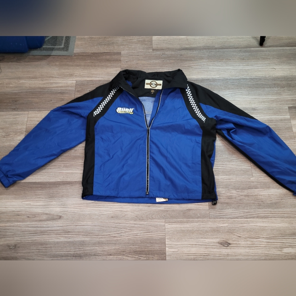 Buell Racing, North End All Climate Wear Zip-Up Windbreaker Embroidered Logos - Picture 13 of 16